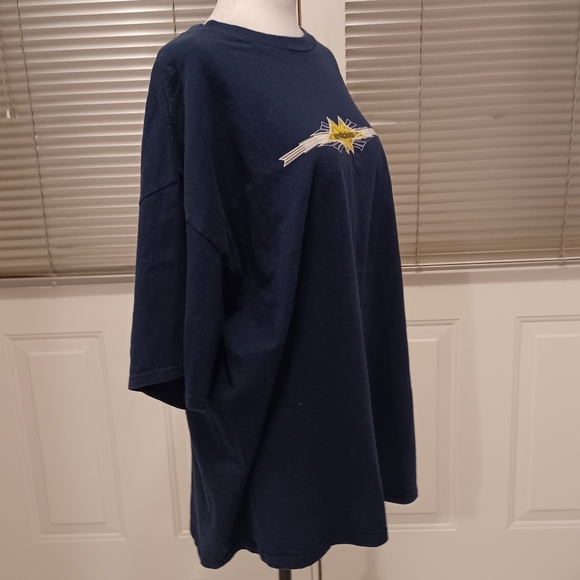4/$60 Navy Adidas Tee - Size XL - Picture 3 of 6